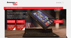 Desktop Screenshot of lenovosolutionscentre.com